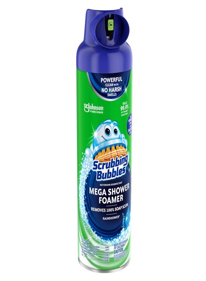 Scrubbing Bubbles Mega Shower Foamer Aerosol, Rainshower, 20 oz - Image 3